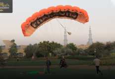 In collaboration with Skydive Pharaohs, the first event for skydiving enthusiasts takes off in Madinaty  