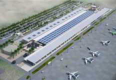 وفد لجنة السياحة بالبرلمان يتفقد مشروع توسعات مطار برج العرب