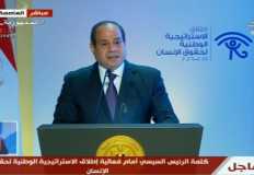 السيسي:  الرؤية المصرية لحقوق الإنسان تستند إلى تكامل الحقوق والحريات والتوازن مع الواجبات