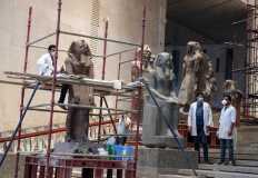 وزارة السياحة والآثار تكشف عن وصول معدلات تنفيذ المتحف المصري الكبير لنسبة ٩٩٪