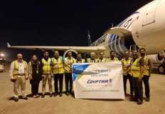 باكستان تستقبل الرحلة الأولى لشركة مصر للطيران للشحن الجوي للبضائع
