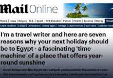 وصفتها بـ "ألة الزمن".. أعرق الصحف البريطانية تستعرض معالم الجذب السياحي في مصر
