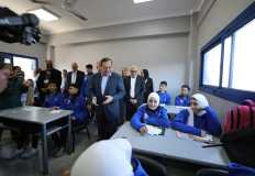 وزير البترول يتفقد مدرسة ظهر التكنولوجية في بورسعيد