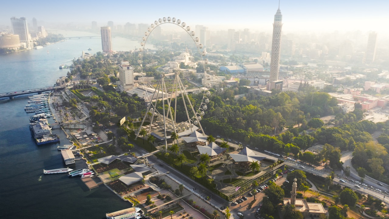 وضع حجر أساس "عين القاهرة" أكبر عجلة دوارة في أفريقيا