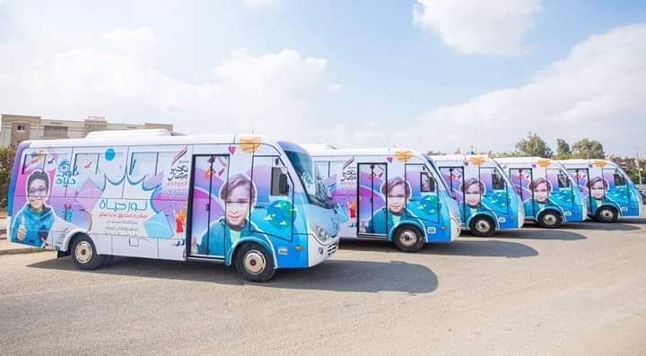 قوافل "نور حياة " تصل قري ثلاث محافظات .. و"طلعت مصطفي" تتحمل 12٪ من تكاليف المبادرة الرئاسية