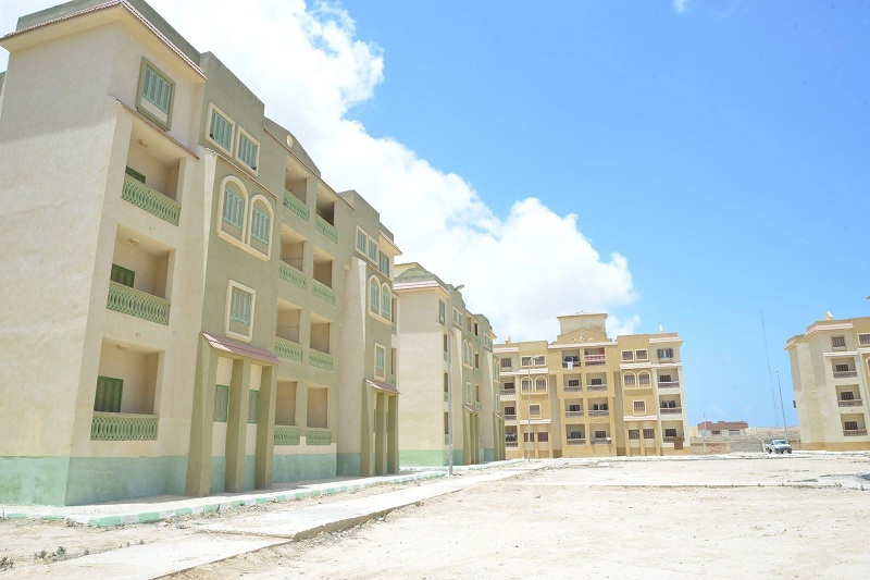 انطلاق عمليات تطوير المرحلة الثالثة من مشروع عمارات حي الزهور بمرسى مطروح