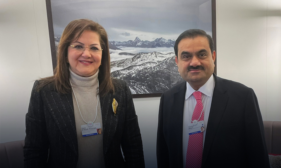 وزيرة التخطيط تستعرض الفرص الاستثمارية بمصر خلال لقائها بمالك شركة أداني الهندية