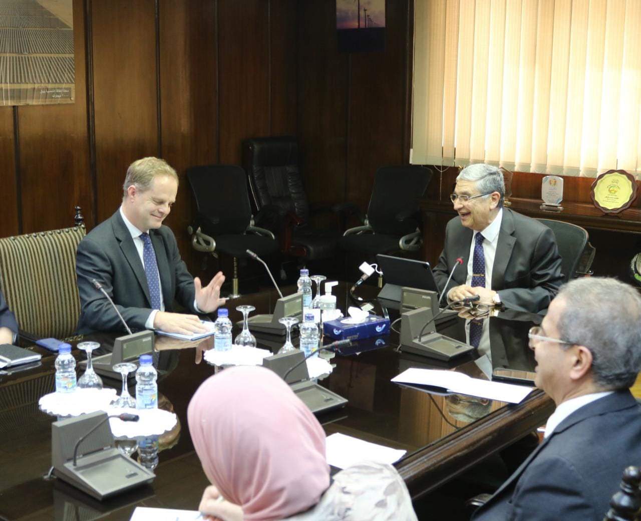 البعثة التجارية البريطانية  توقع مذكرة تفاهم جديدة للشراكة المائية مع مصر