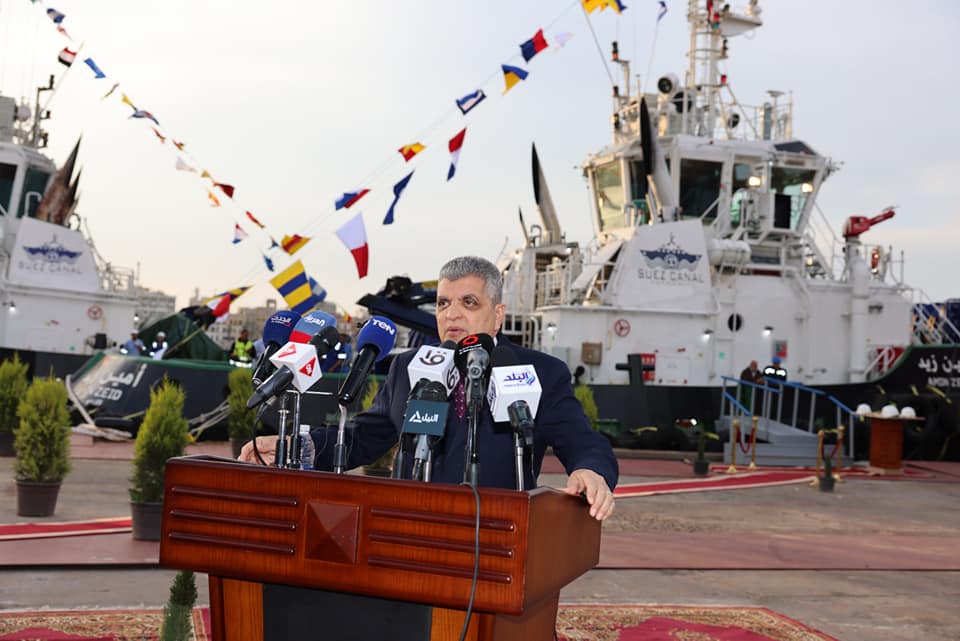 أسامة ربيع: اهتمام كبير بتحديث أسطول قناة السويس البحري