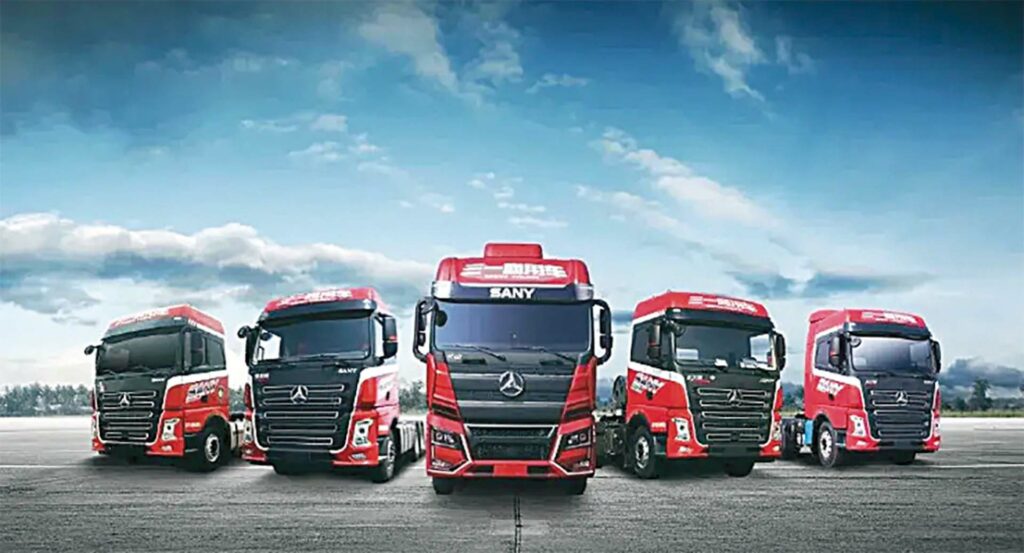 بعد حصولها على حقوق الوكالة .. "السويدي للمعدات" في استقبال شاحنات "SANY" الصينية