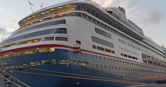 باخرة BOLETTE السياحية ترسو في ميناء بورسعيد ضمن رحلات اليوم الواحد