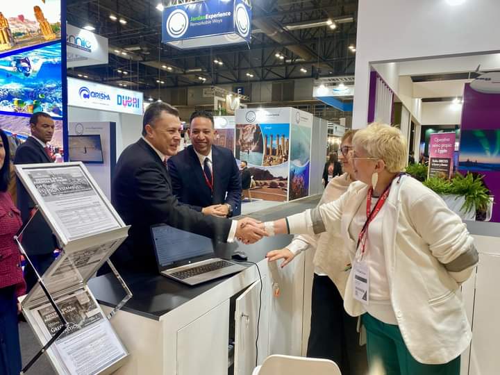 وزير السياحة يفتتح الجناح المصري في معرض فيتور السياحي الدولي بمدريد