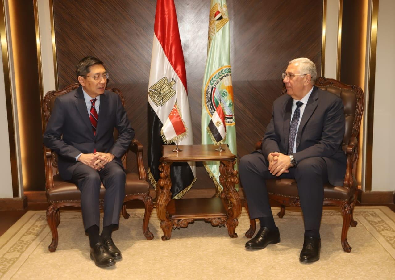 سنغافورة تساعد مصر في استنباط أصناف الأرز قليل المياه