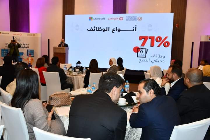 مايكروسوفت تشارك في ملتقى مبادرة توظيف مصر لتوفير فرص عمل للشباب
