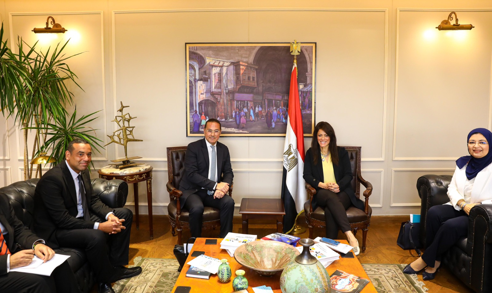 وزيرة التعاون الدولي تناقش مع مدير اليونيدو المشروعات المشتركة