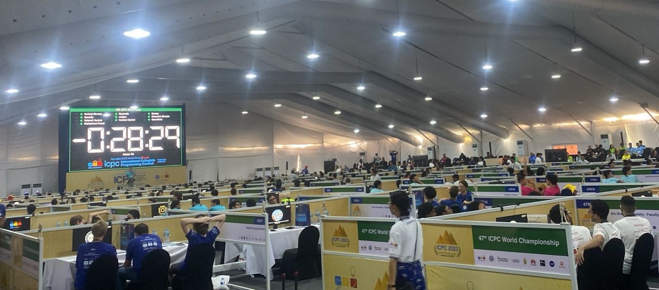 استضافت مصر للمرة الأولى اختتام فعاليات البطولة الدولية للبرمجة اليوم برعاية المصرية للاتصالات