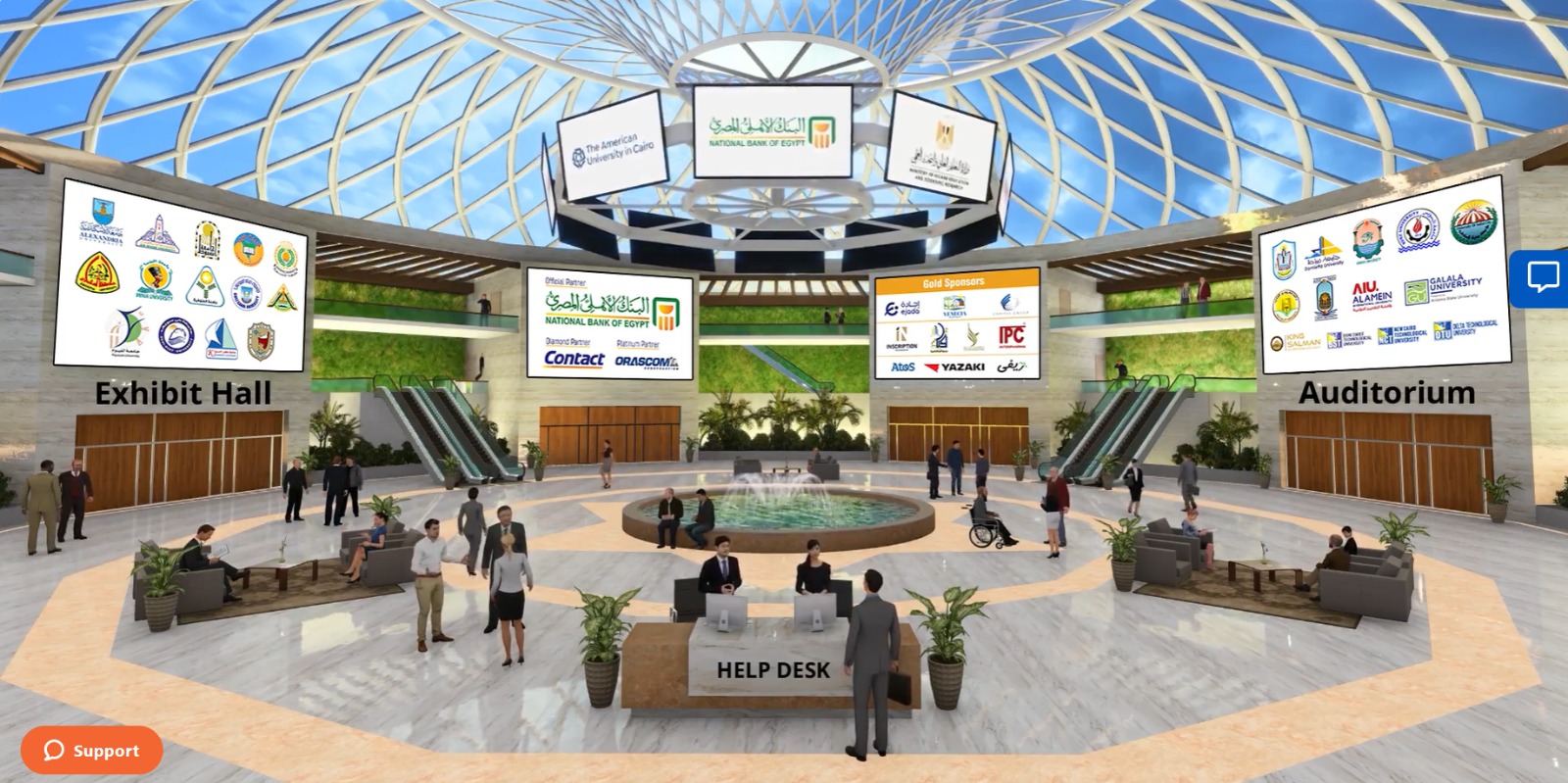 الوكالة الأمريكية : معرض التوظيف الافتراضي يربط طلاب الجامعات بشركات القطاع الخاص