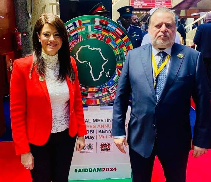 حسن عبد الله ورانيا المشاط يشاركان في اجتماعات بنك التنمية الإفريقي بكينيا