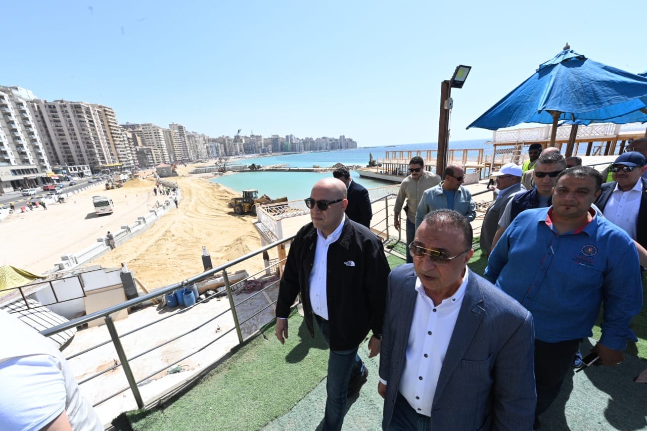 يناير القادم .. الانتهاء من مشروع تطوير كورنيش الإسكندرية