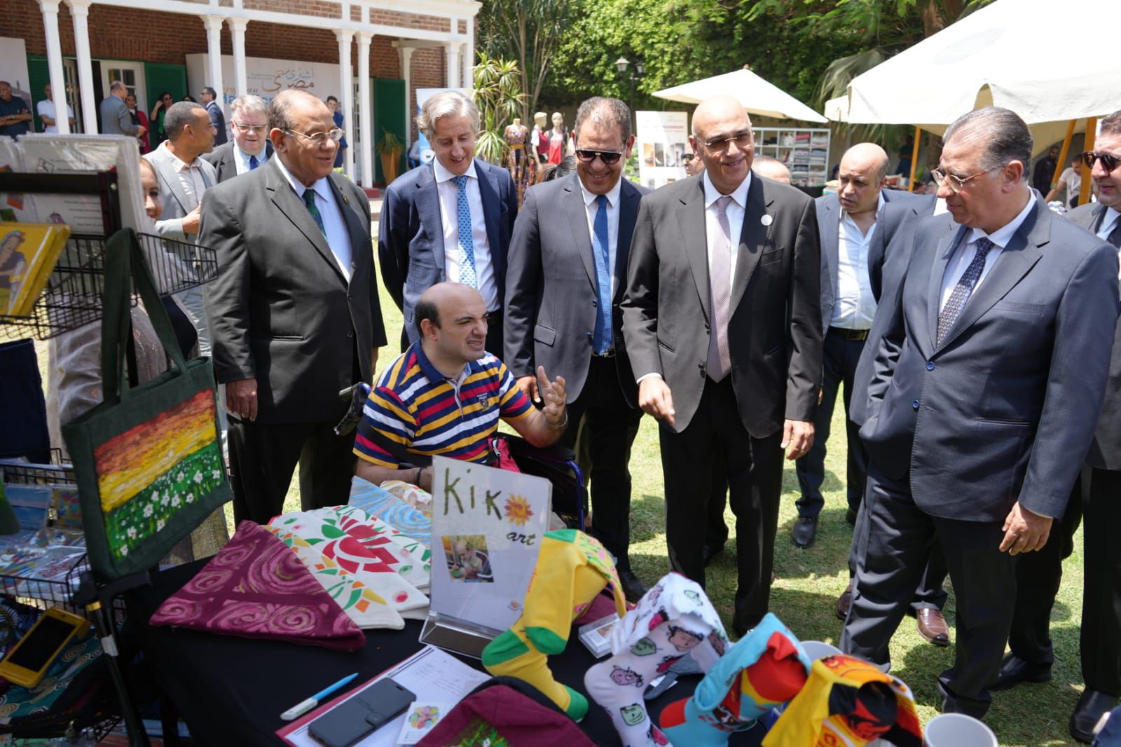 افتتاح معرض اشتري فن مصري للمنتجات المصرية والتراثية