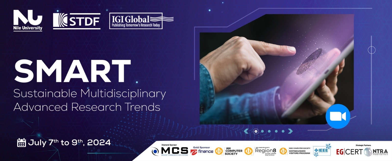 جامعة النيل تنظم " المؤتمر الدولي للاتجاهات الحديثة للبحوث المستدامة متعددة التخصصات SMART 2024"