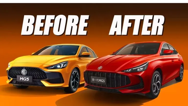 الكشف عن "إم جي 5" فيس ليفت في الصين بتحديثات واسعة في الخارج والداخل