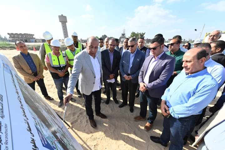 وزير الإسكان يتفقد مشروع إنشاء القوس الغربى لمحور عمر سليمان يالإسكندرية