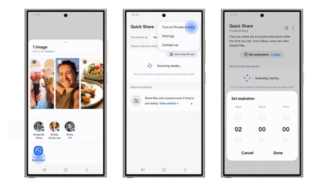 سامسونج تبتكر حل جديد لحماية الخصوصية في هواتفها
