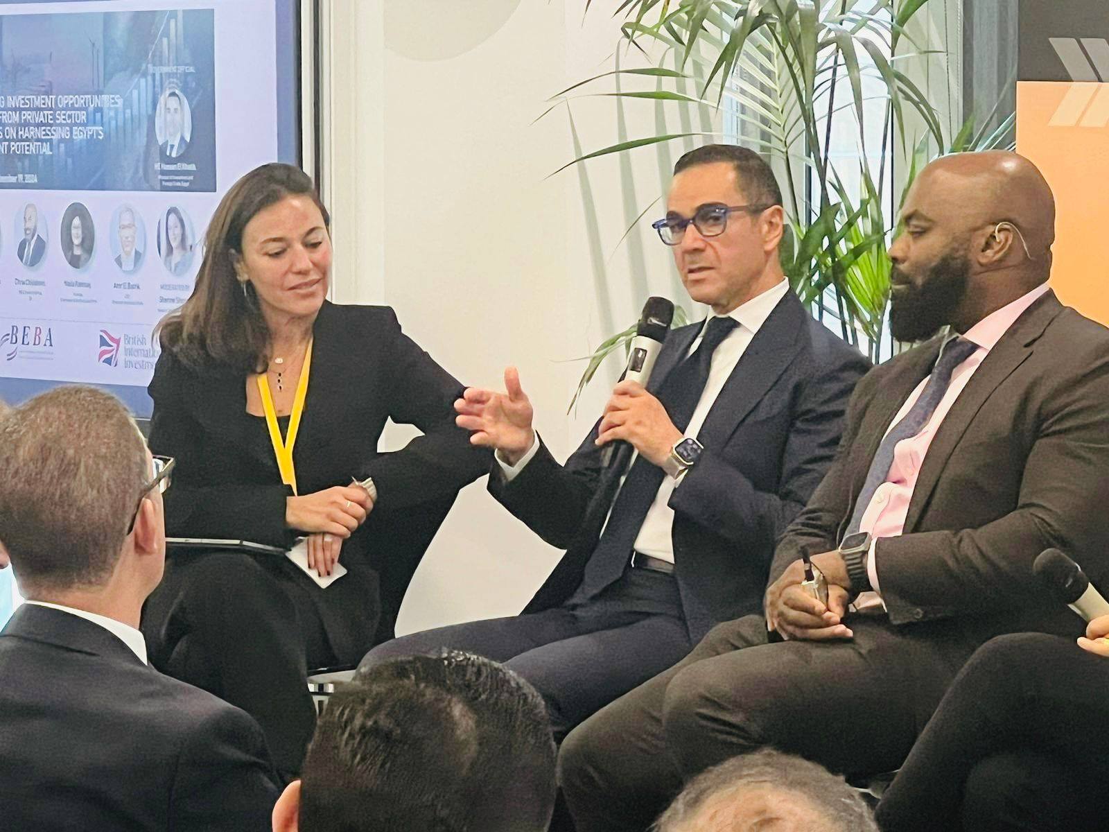 الخطيب في جلسة نقاشية في BII: جاري العمل على العديد من الإصلاحات المالية والتجارية