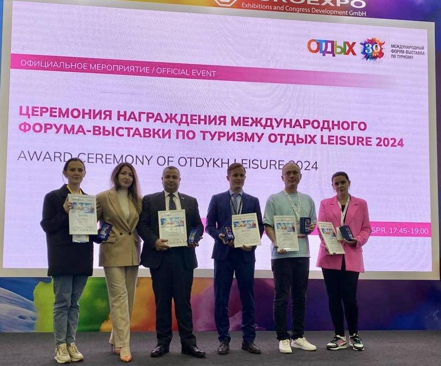 جناح مصر الأفضل في معرض "ليجر" السياحي الدولي بموسكو