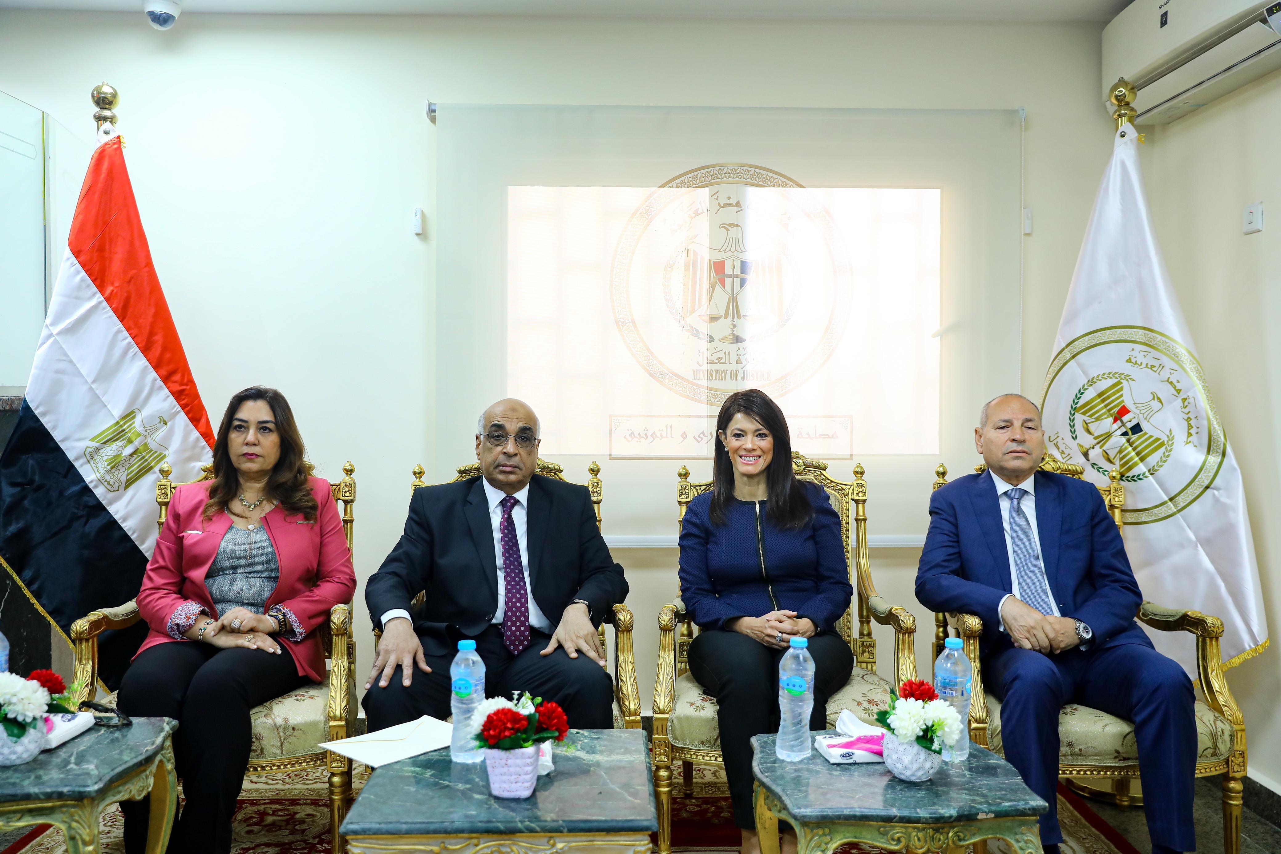 وزراء «التخطيط» و«التنمية المحلية» و«العدل» يفتتحون مأمورية الشهر العقاري بعين شمس