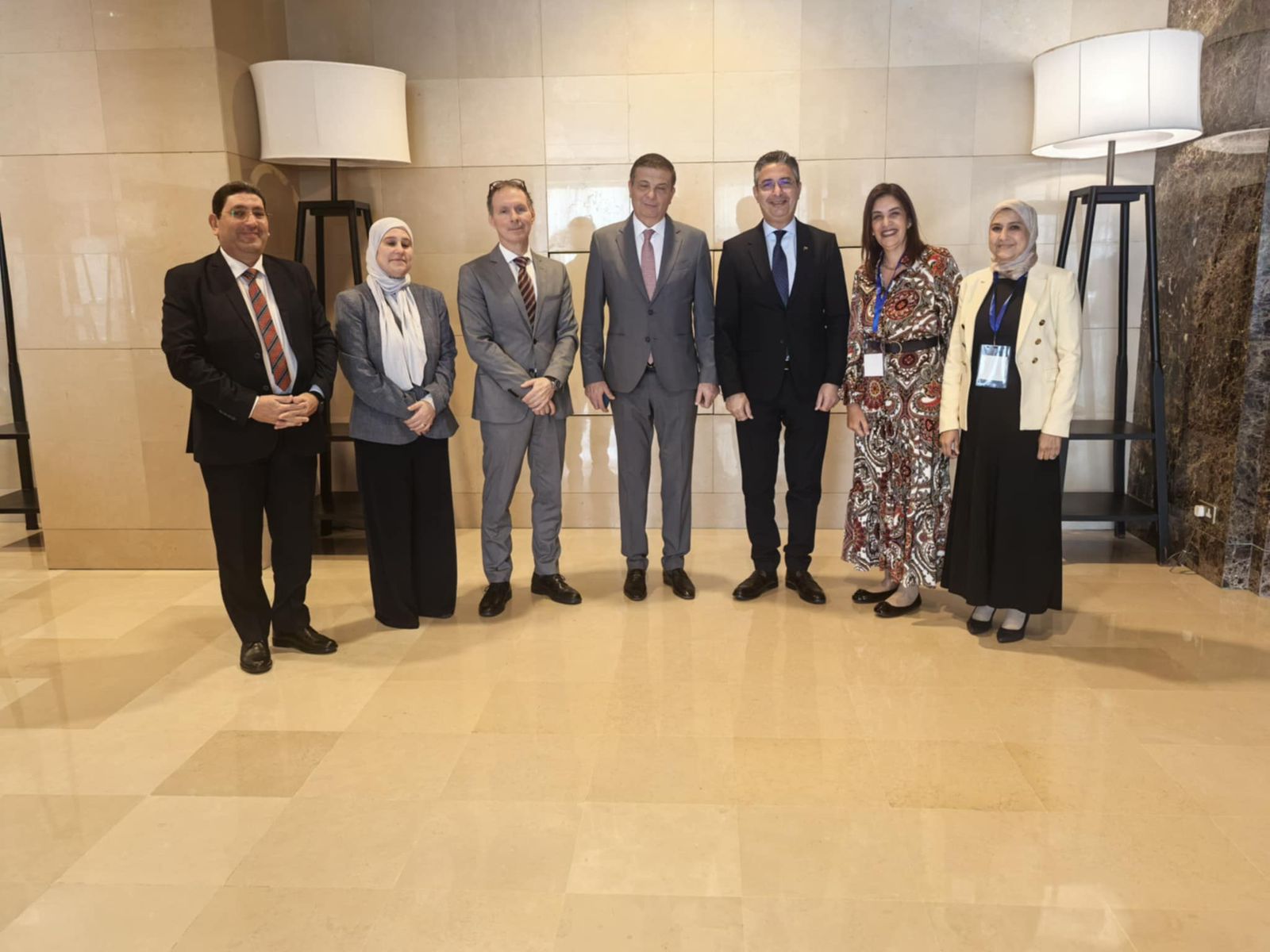 وزيرا الزراعة والتموين يجتمعان مع وفد برنامج الأغذية العالمي