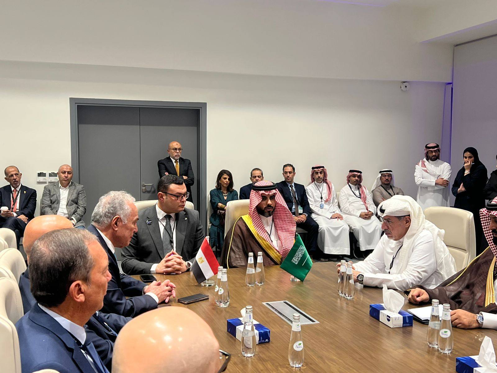 وزير الإسكان يلتقي ممثلي مجلس الأعمال السعودي المصري في معرض سيتي سكيب الرياض