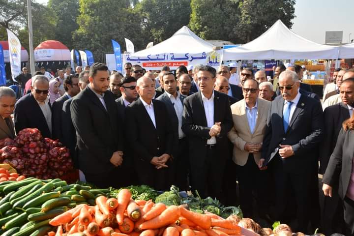 افتتاح سوق اليوم الواحد في حلوان