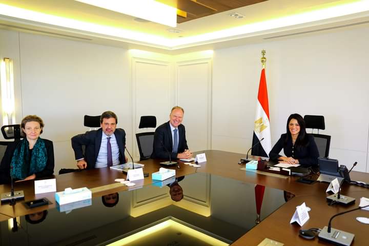 رانيا المشاط تناقش مع وفد أوروبي تفعيل آلية ضمانات الاستثمار بقيمة 1.8 مليار يورو