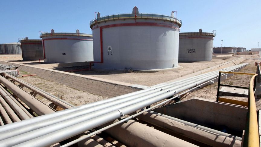 توقف انتاج مصفاة الزاوية الليبية بسبب تعرضها لأضرار جسيمة