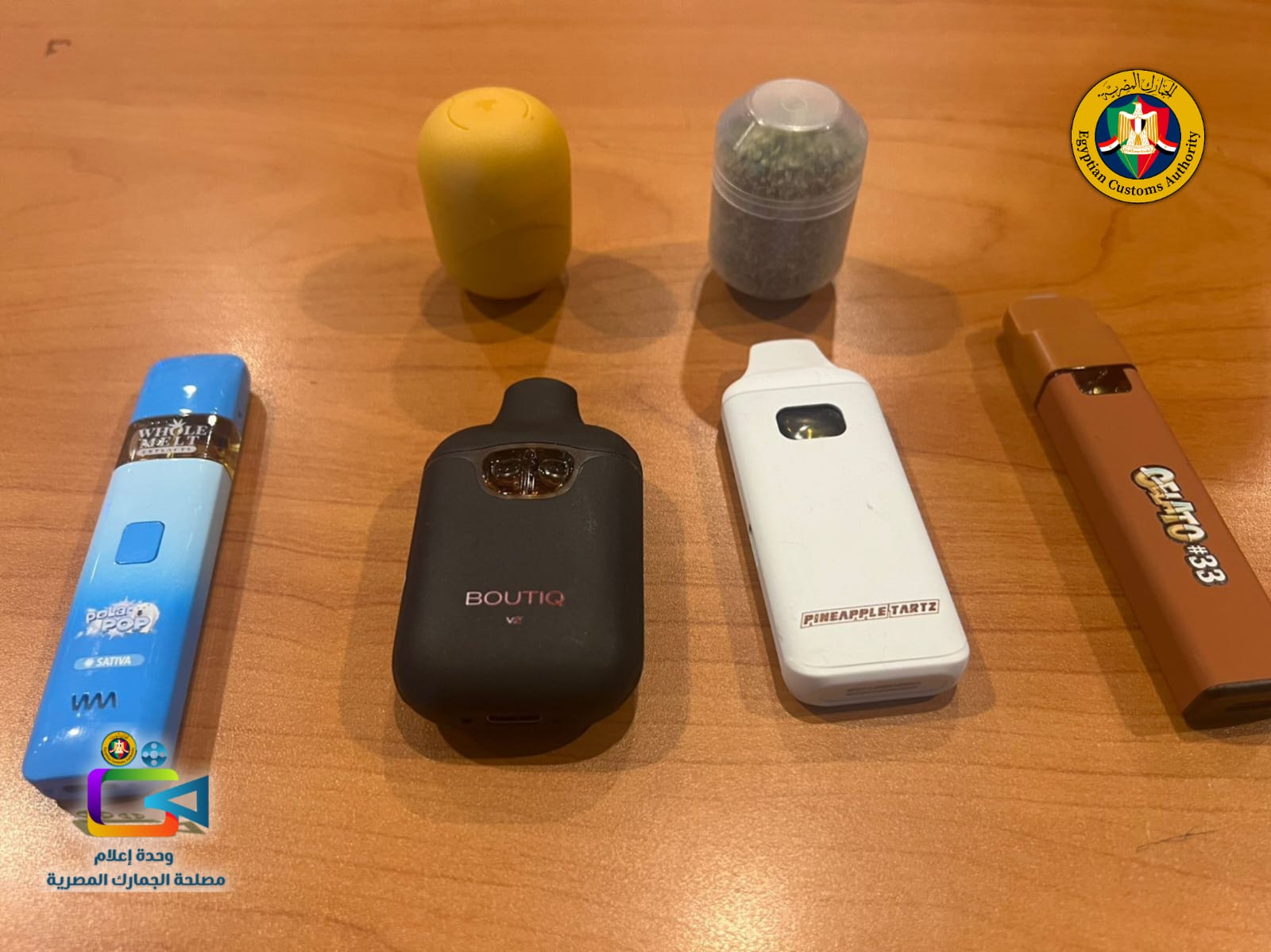 جمارك الغردقة تضبط كمية من المخدرات في محاولتي تهريب منفصلتين