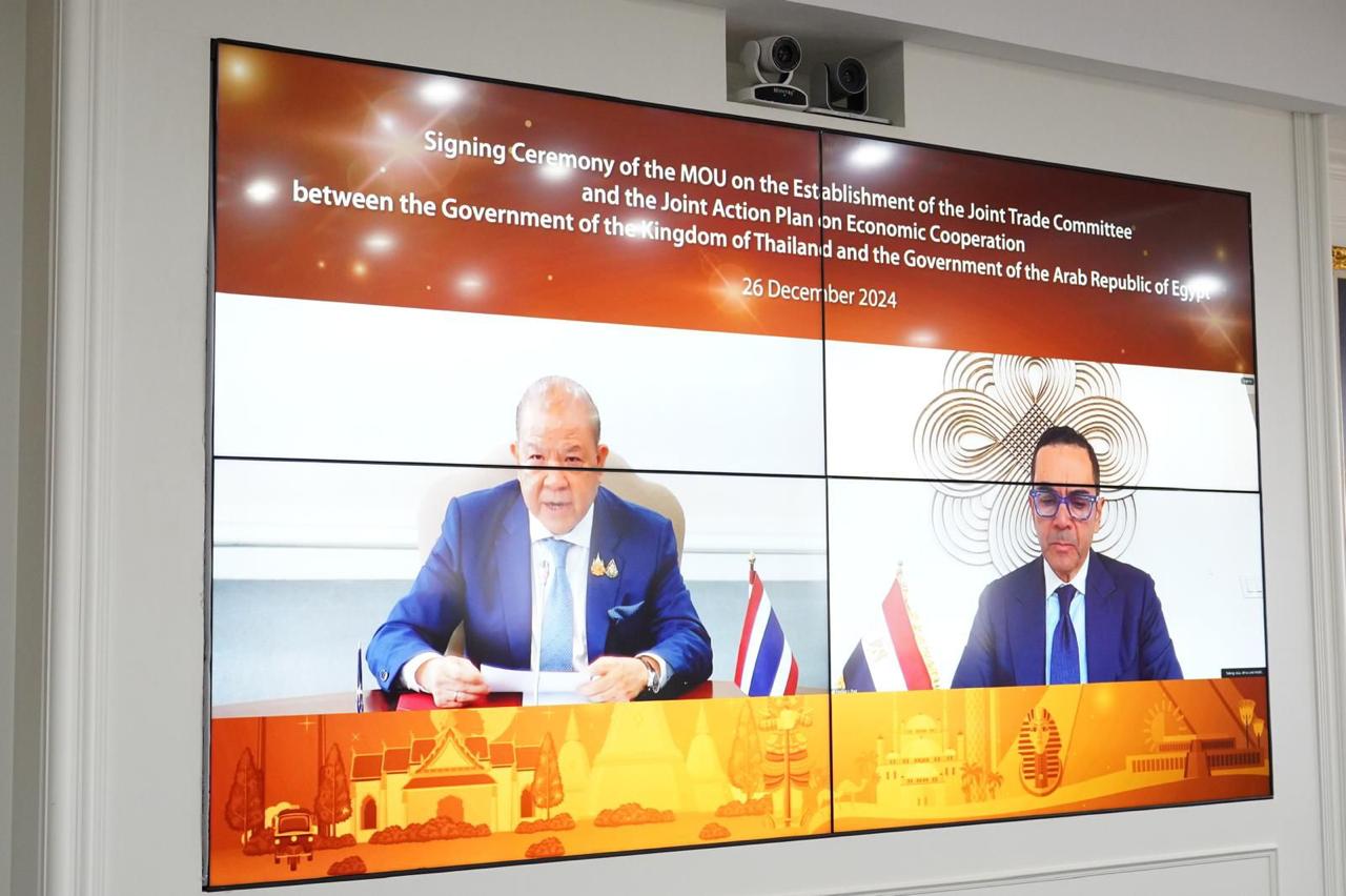 مصر وتايلاند توقعان مذكرة تفاهم لإنشاء لجنة تجارية مشتركة