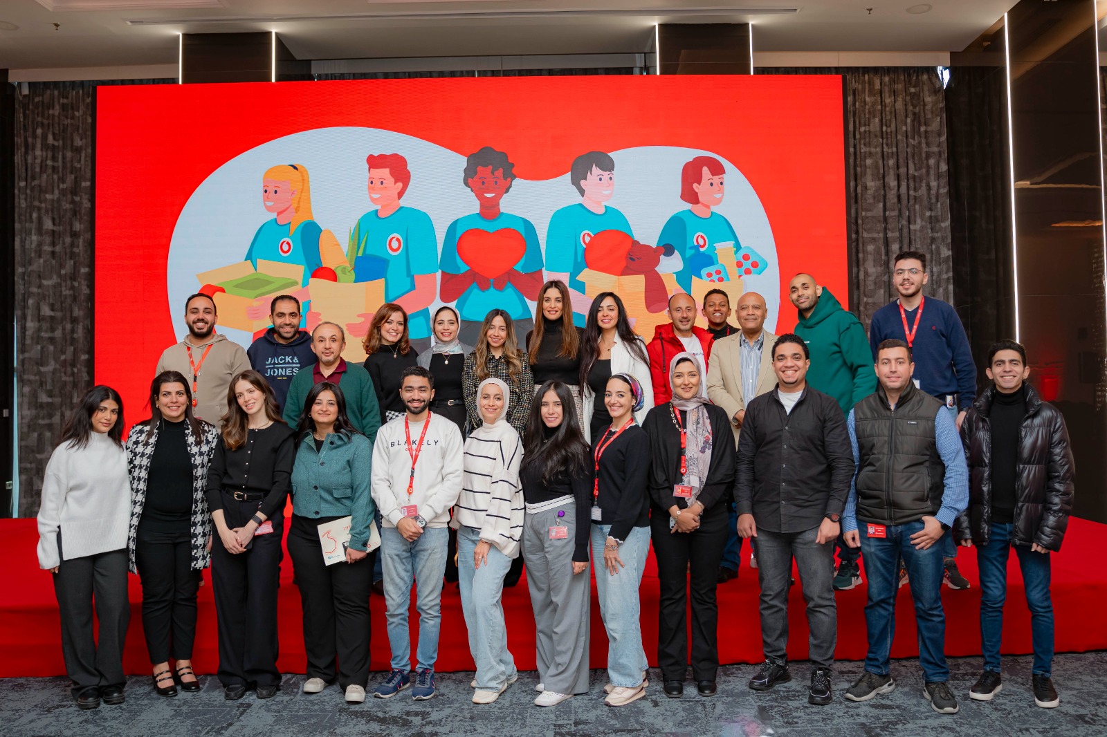 مؤسسة ڤودافون مصر تحتفل بيوم التطوع العالمي وتكرم موظفي الشركة المشاركين في المبادرات المجتمعية