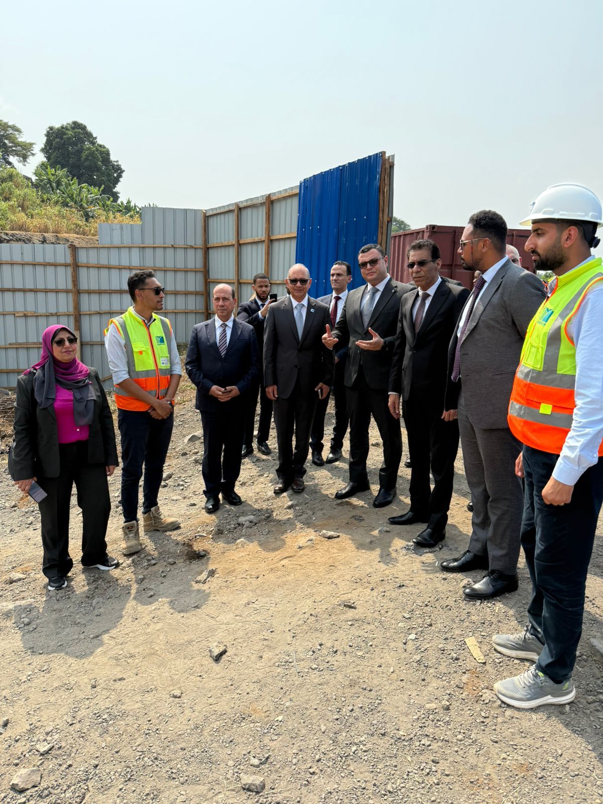 Housing Minister tours Madkour-built water plant in Malabo