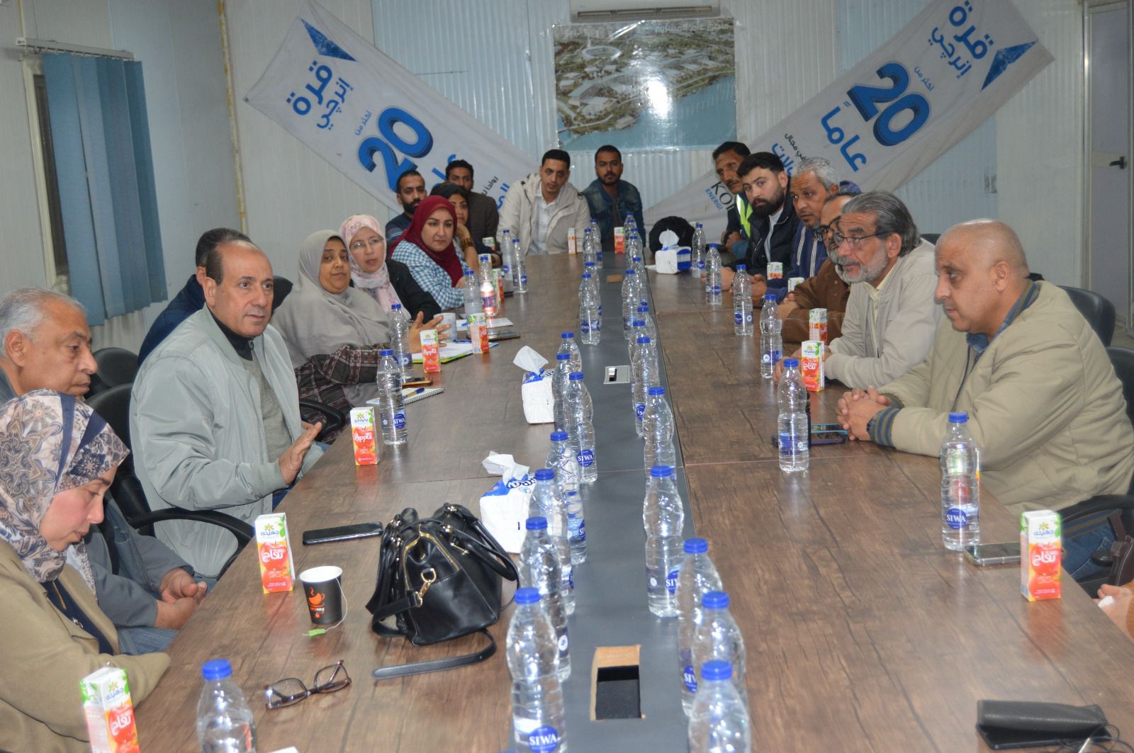 رئيس الجهاز المركزي للتعمير يتفقد ليلا مشروع حديقة "تلال الفسطاط" بمحافظة القاهرة