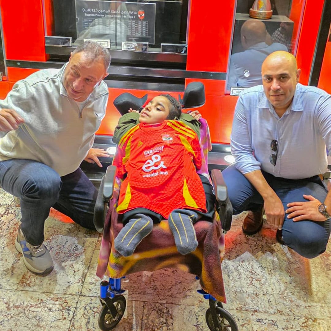 Sanad App grants Yassin dream meeting with El Khatib