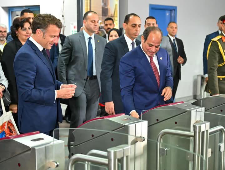 Macron lauds Egypt's infrastructure upgrades