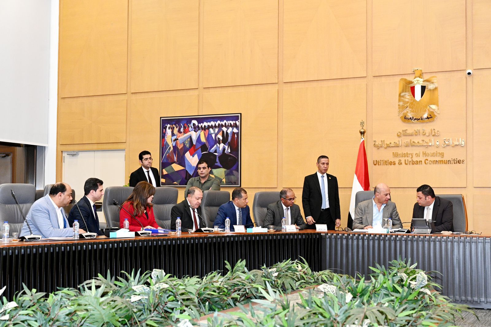 وزير الإسكان يعقد اجتماعه الدوري مع أعضاء البرلمان بمجلسيه النواب والشيوخ