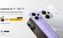 ريلمي تكشف عن هاتفي realme 14 5G وrealme 14T بأفضل أداء ومعالج في فئتهما