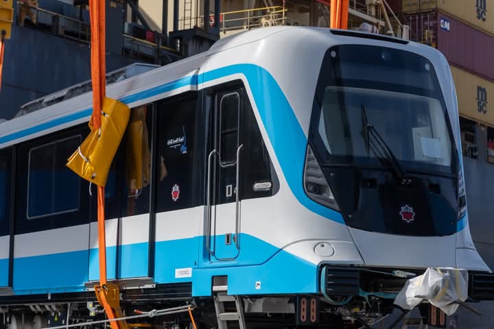 Alexandria Metro welcomes first air-conditioned train from Alstom