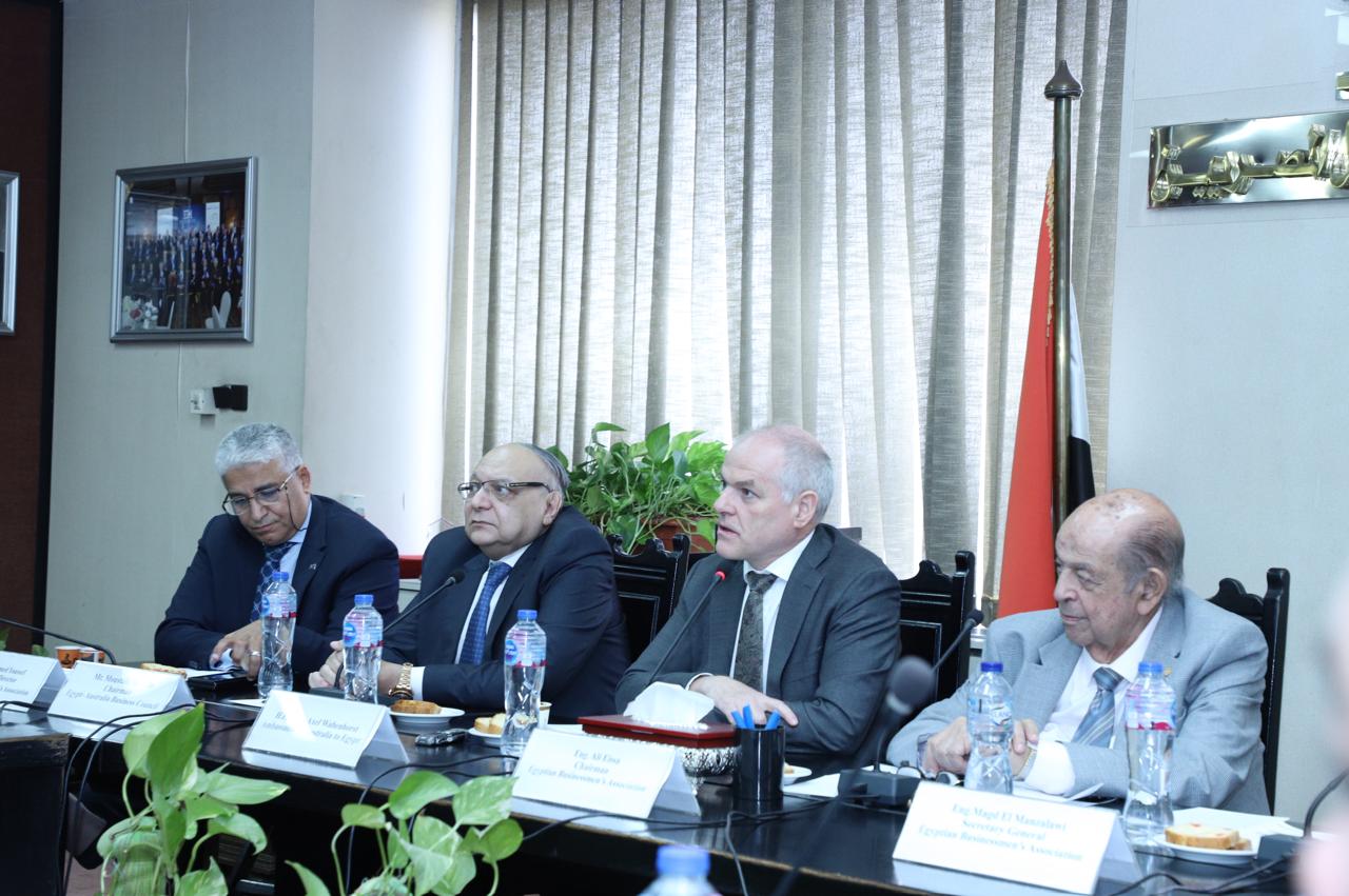 "رجال الأعمال" تبحث مع السفير الأسترالي سبل تنمية العلاقات الاقتصادية المشتركة