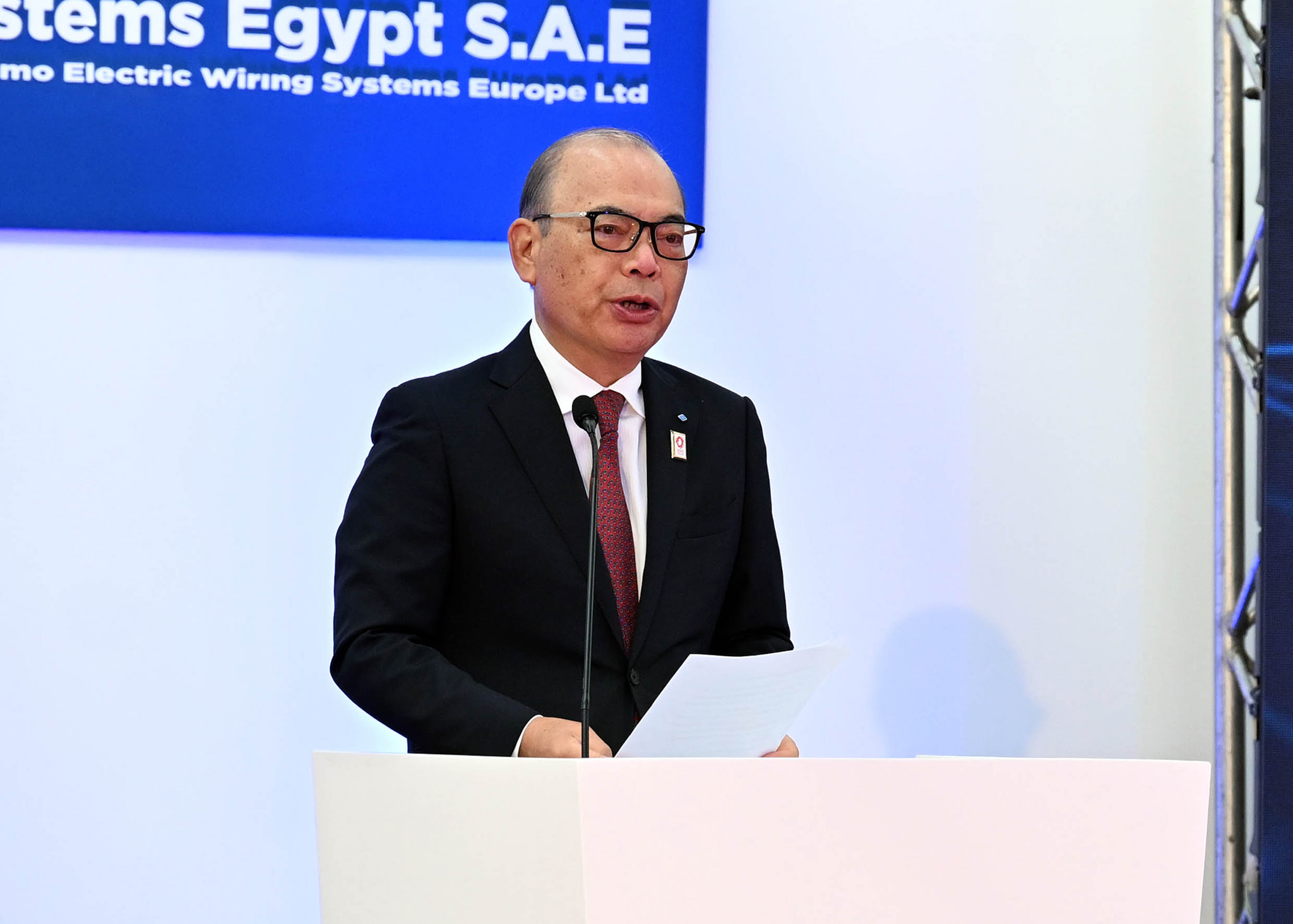 رئيس سوميتومو العالمية: تُشحن يوميًا منتجات تحمل علامة صُنع في مصر من مصانعنا