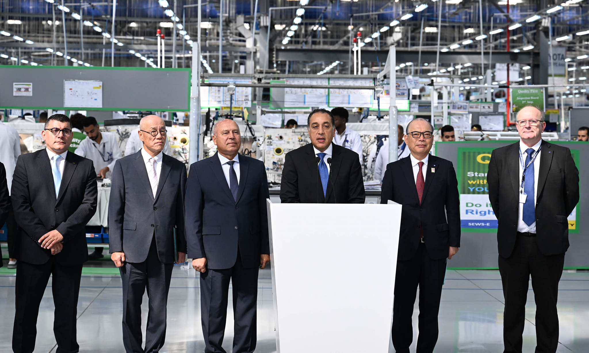 مدبولي : 300 مليون يورو سنويا صادرات مصنع سوميتومو بالعاشر من رمضان