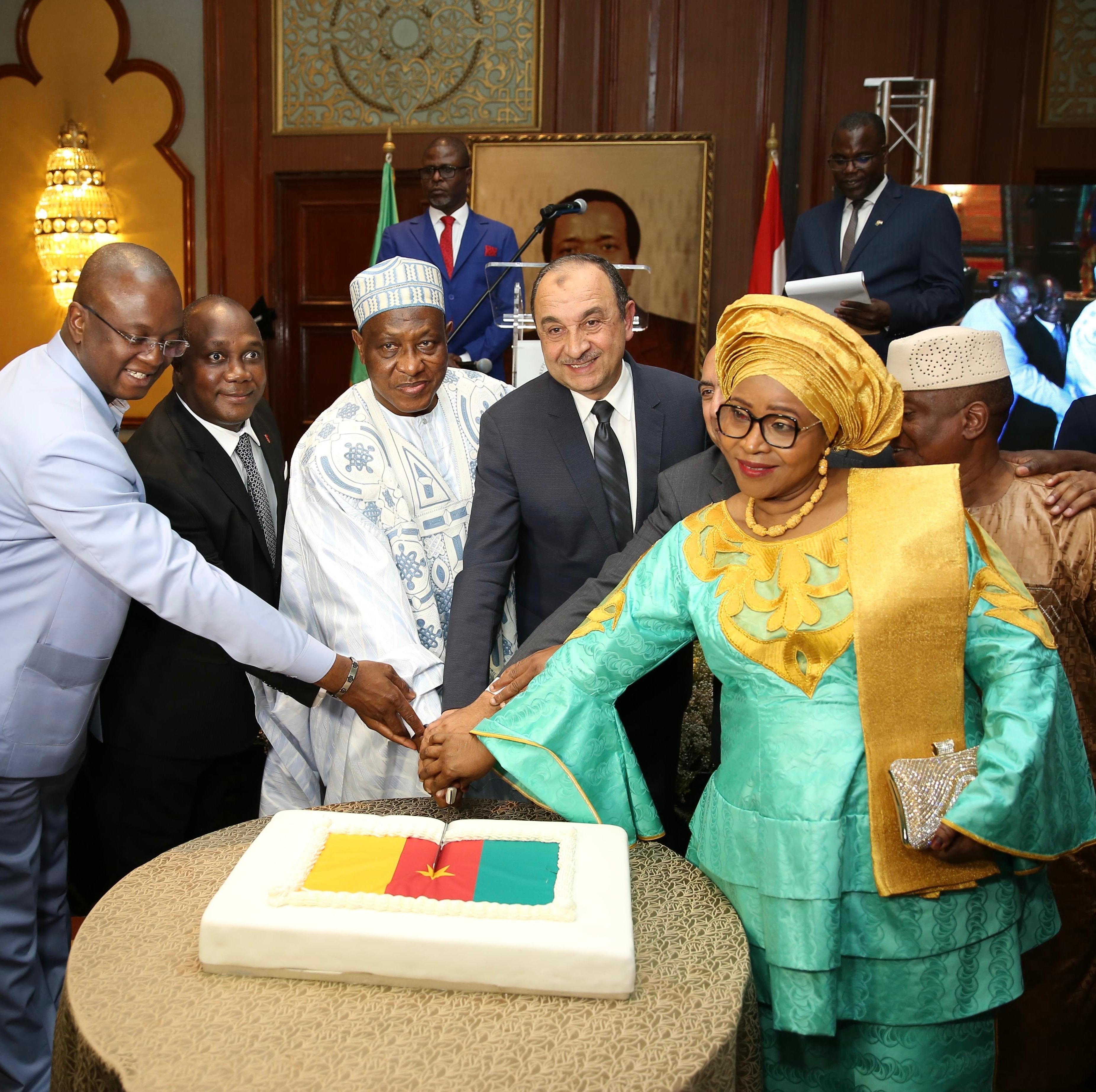 Shimi attends Cameroon Embassy’s National Day celebration in Cairo